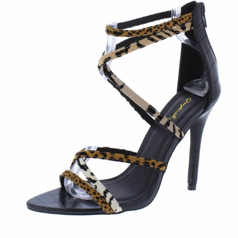Animal print heels